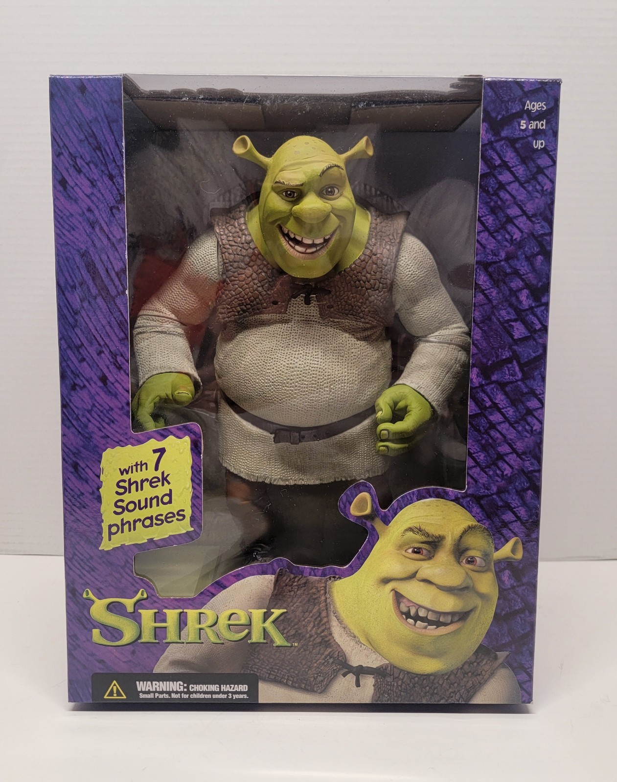Modellino McFarlane 2001 Shrek 12" super size con 7 frasi sonore *nuovo con scatola* - *sigillato*