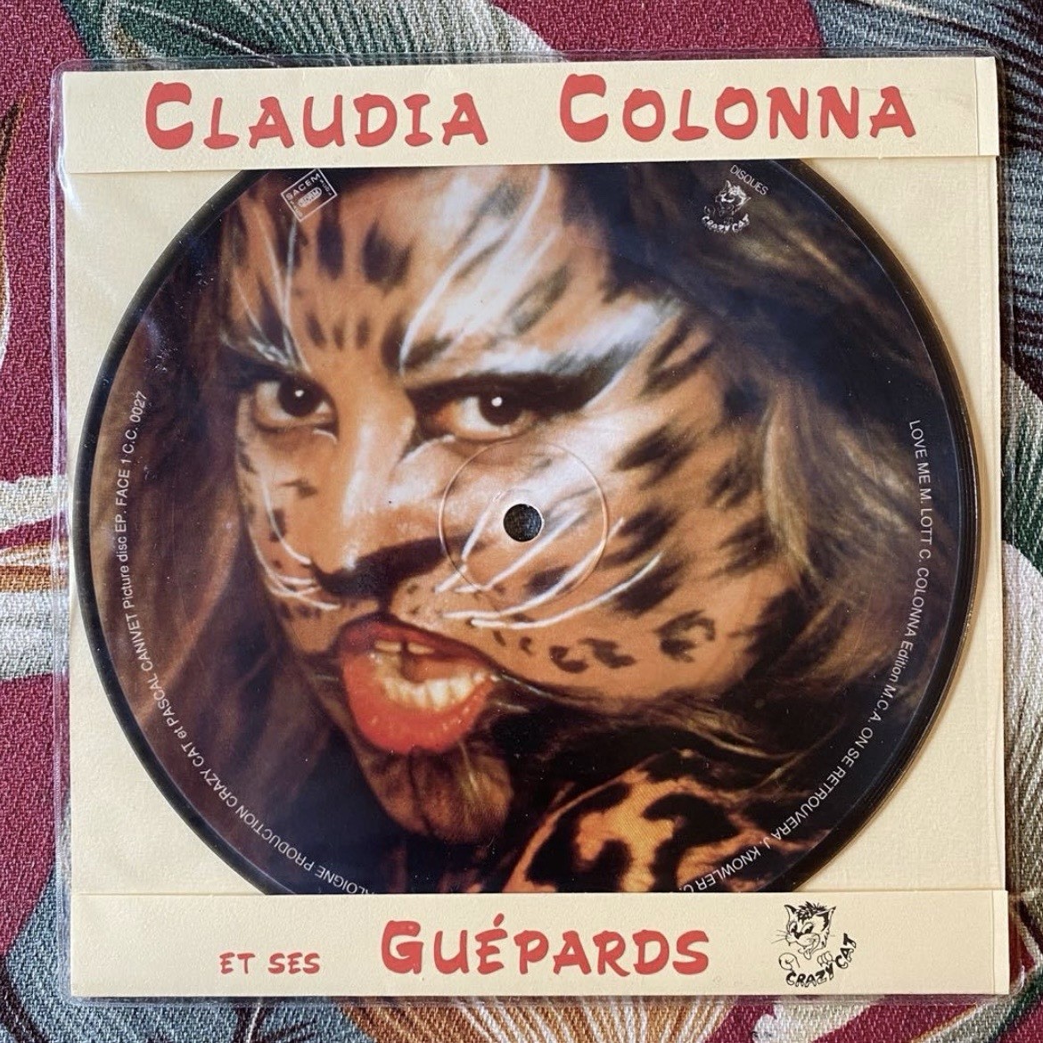 Claudia Colonna Et Ses Guépards ‎– Love Me (Version 90)  Rockabilly 7ep