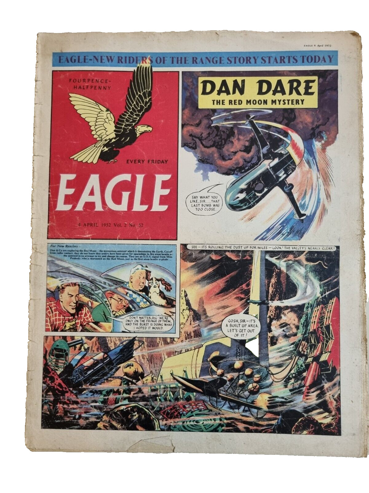 Eagle Comic Vol 2 No 52, 4th April 1952 - Gliding and Sailing Flight