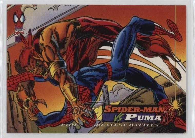 1994 Fleer Marvel Cards The Amazing Spidey's Greatest Battles Spider-Man uk2