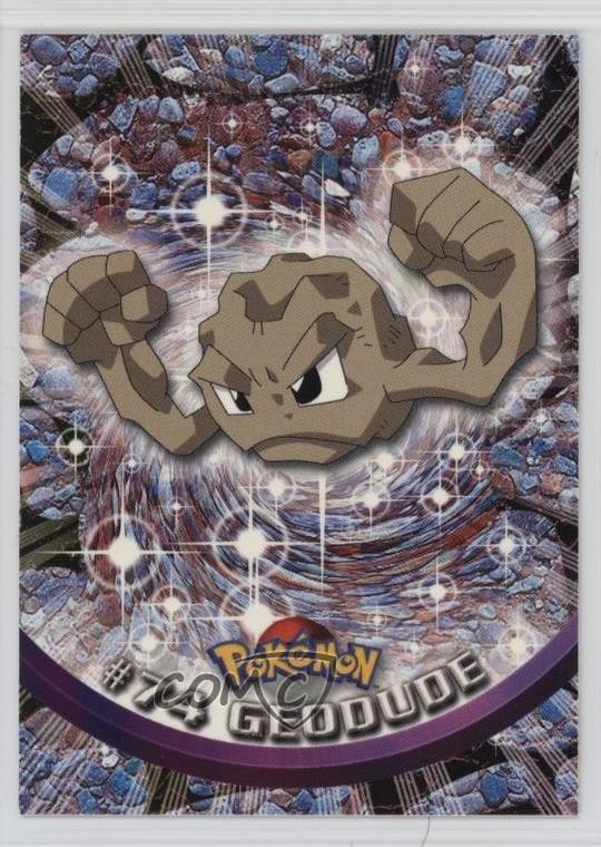 Geodude seconda stampa (logo Topps nero) #74 1999 1gh7