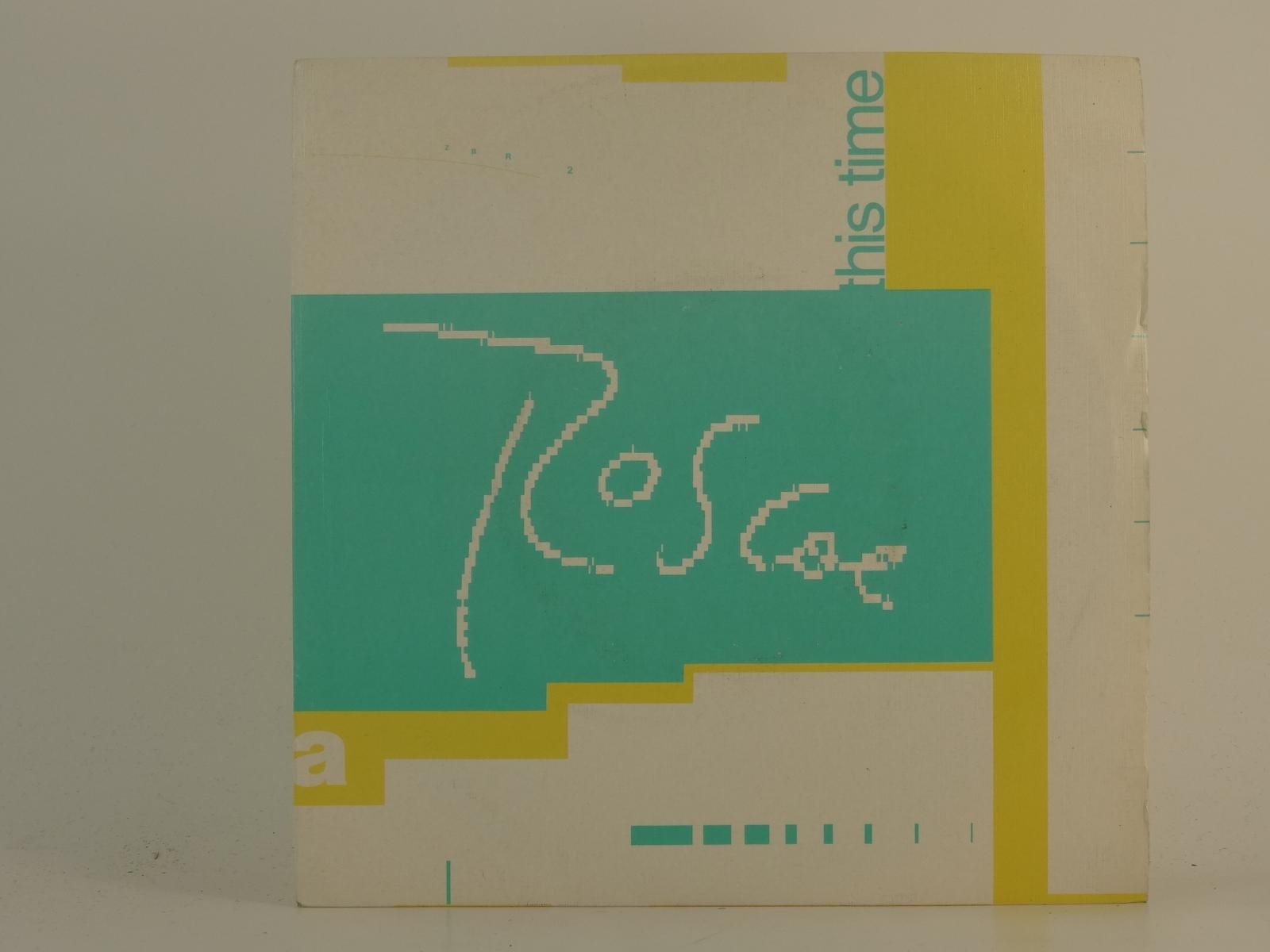 ROSCOE THIS TIME (86) 2 Track 7" Single including Picture Sleeve ZEBRA INTERNATI