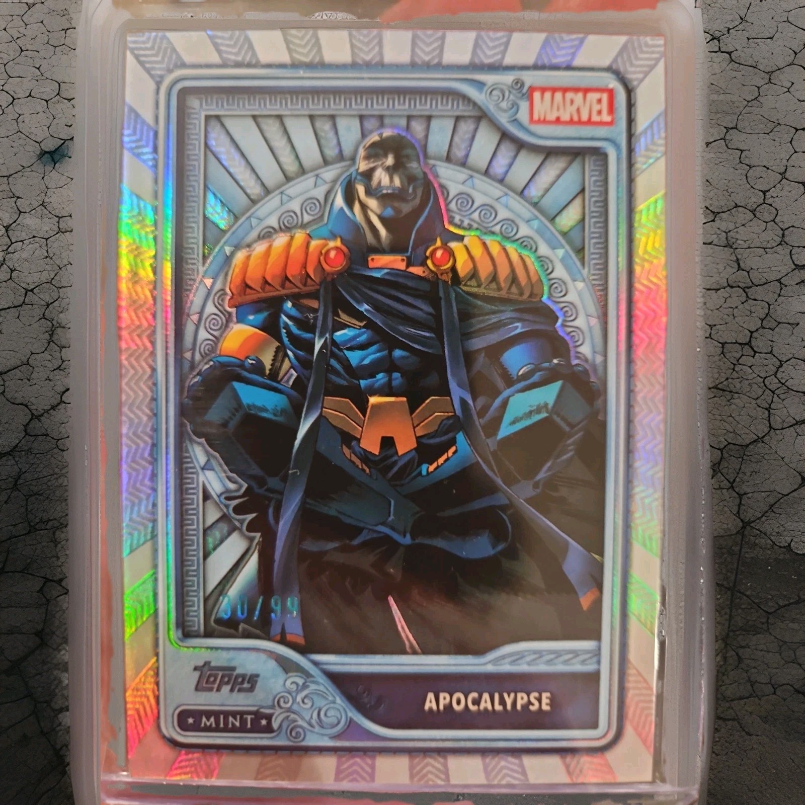 Topps 2026 Mint Marvel Apocalypse Platinum #114 Serial Numbered 30/99