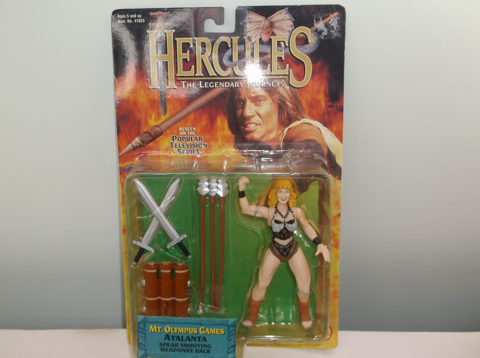 Hercules The Legendary Journeys 1996 ATALANTA-Mt. Olympus Game Figure New Sealed