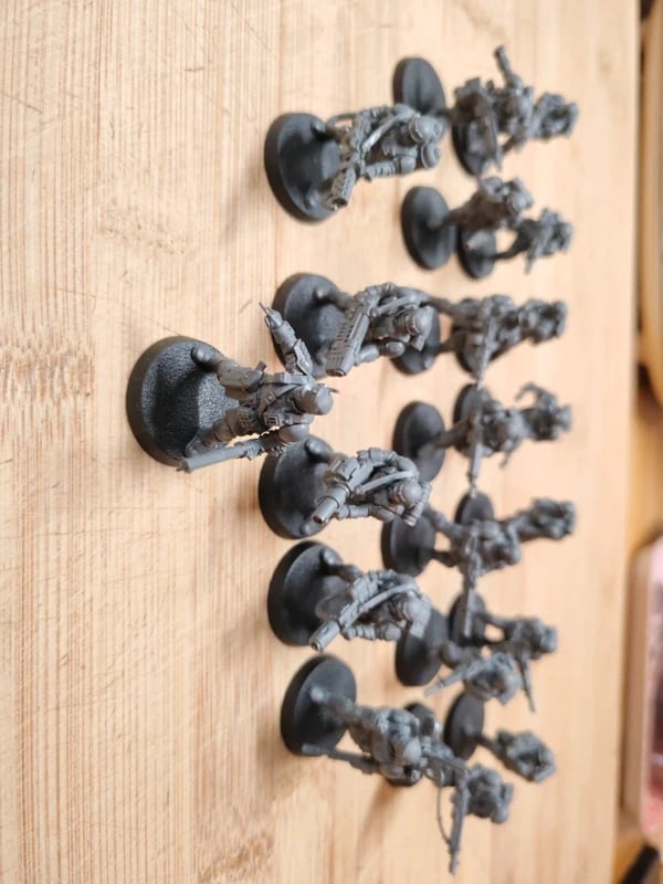 Warhammer 40k Astra militarum garde impériale cadiens troupes de choc