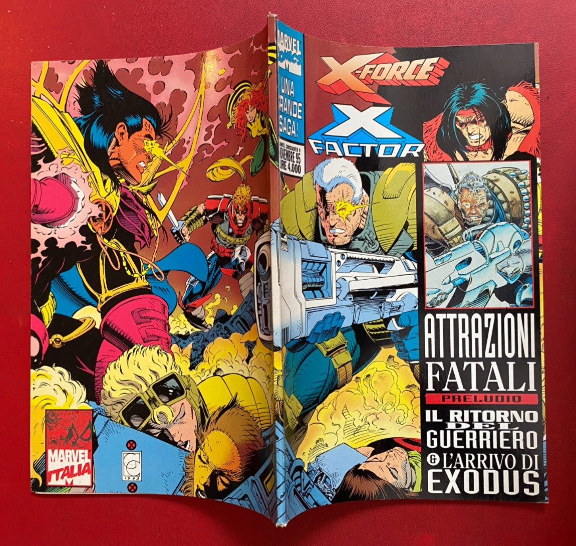 ATTRAZIONI FATALI Marvel Crossover n. 9 (1995) Fumetto X-FORCE X FACTOR OTTIMO