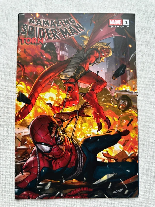 Amazing Spider-Man Torn 1 Exclusive Variant Cover by Derrick Chew