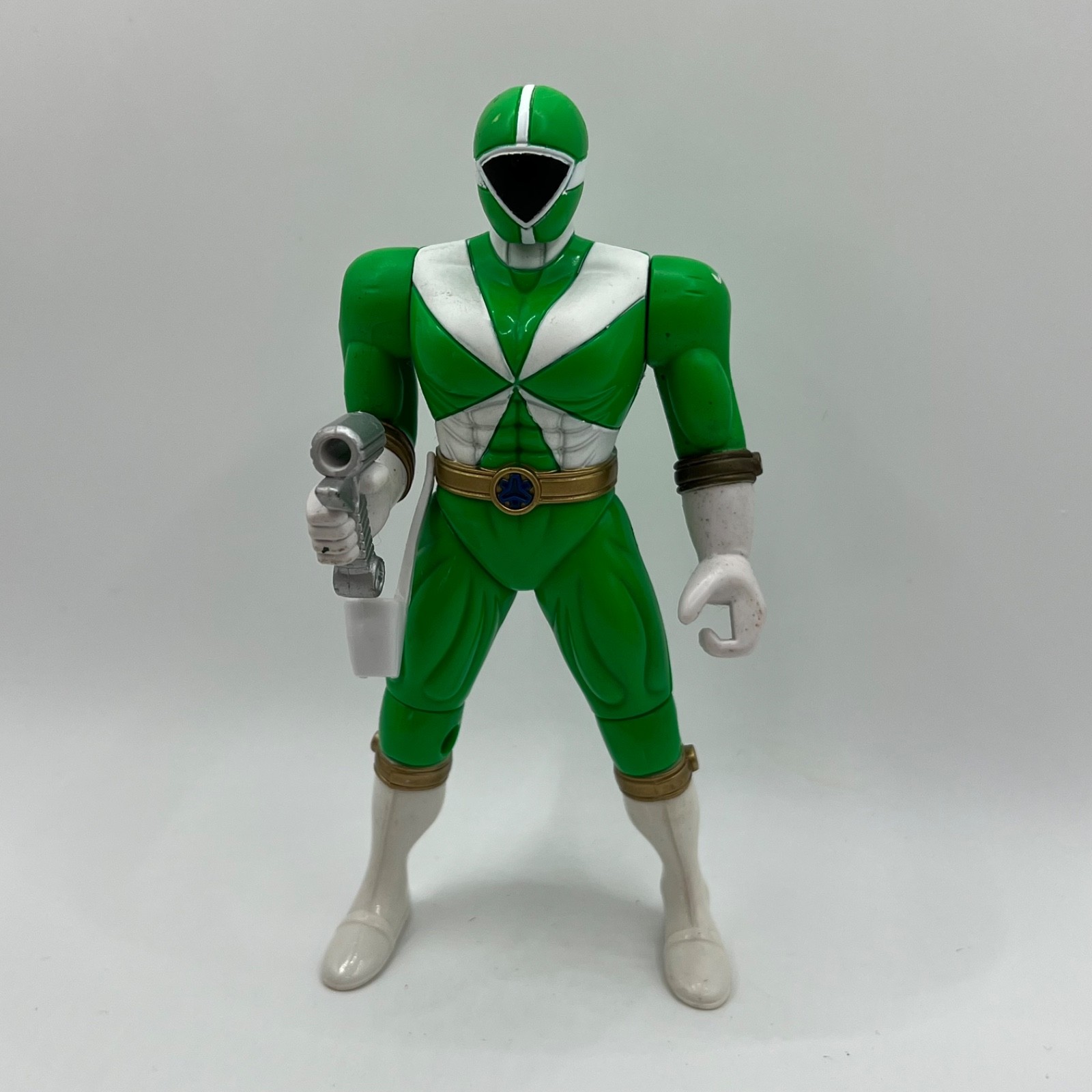 Bandai Power Rangers Lightspeed Rescue Modellino Ranger Verde 5,5" #6