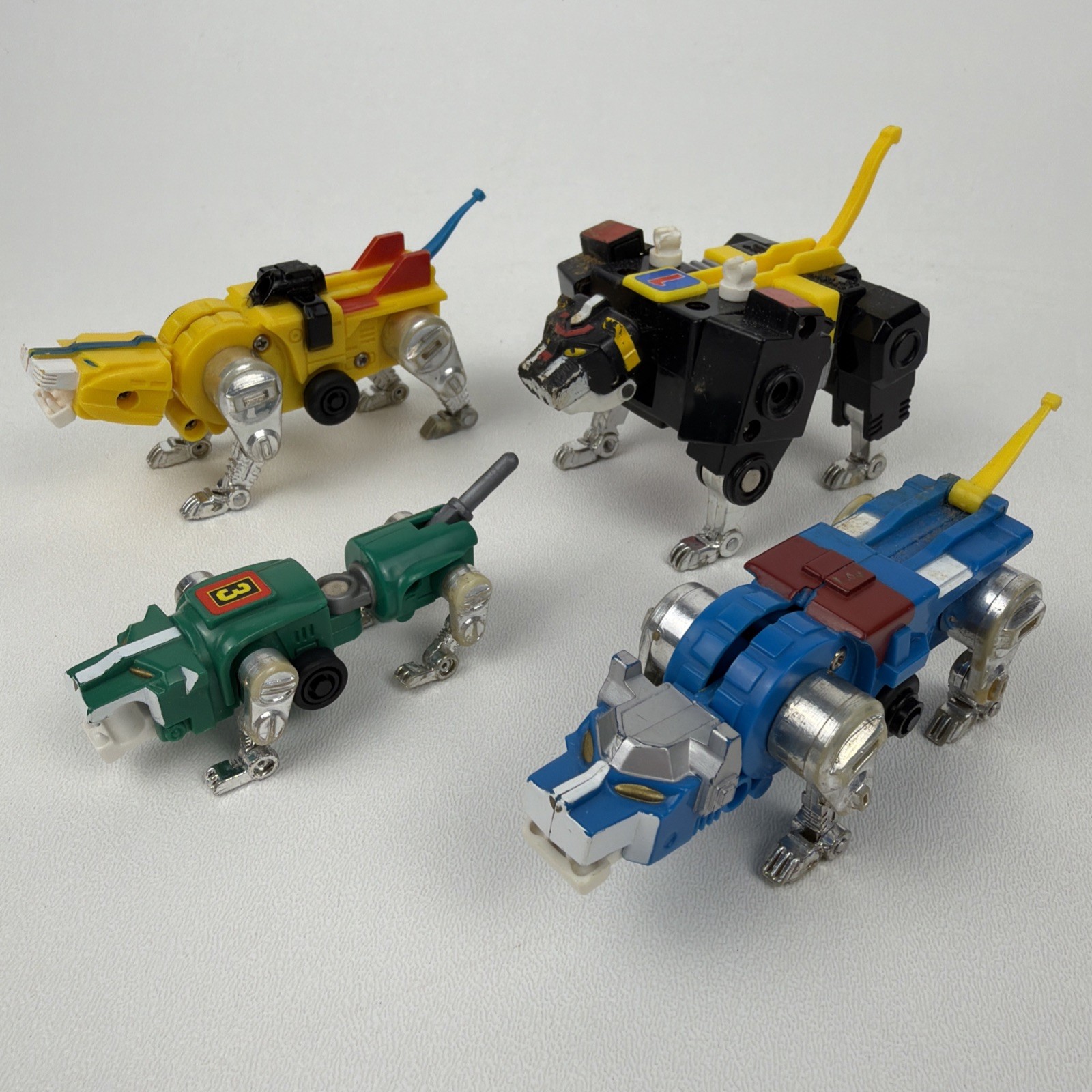 Action figure vintage AS-IS PARTS LJN Voltron Lion Force 7" anni 80 WEP