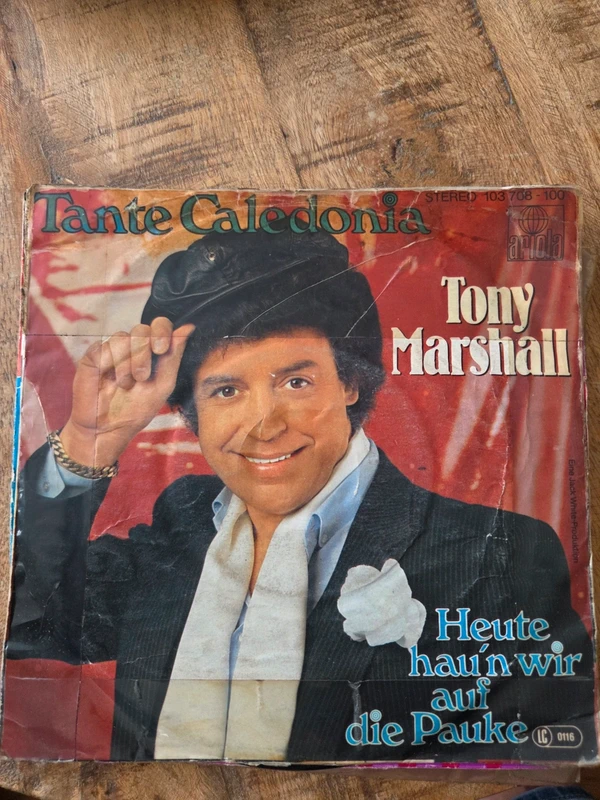 Tony Marshall Tante Caledonia 7 inch singel vinyl