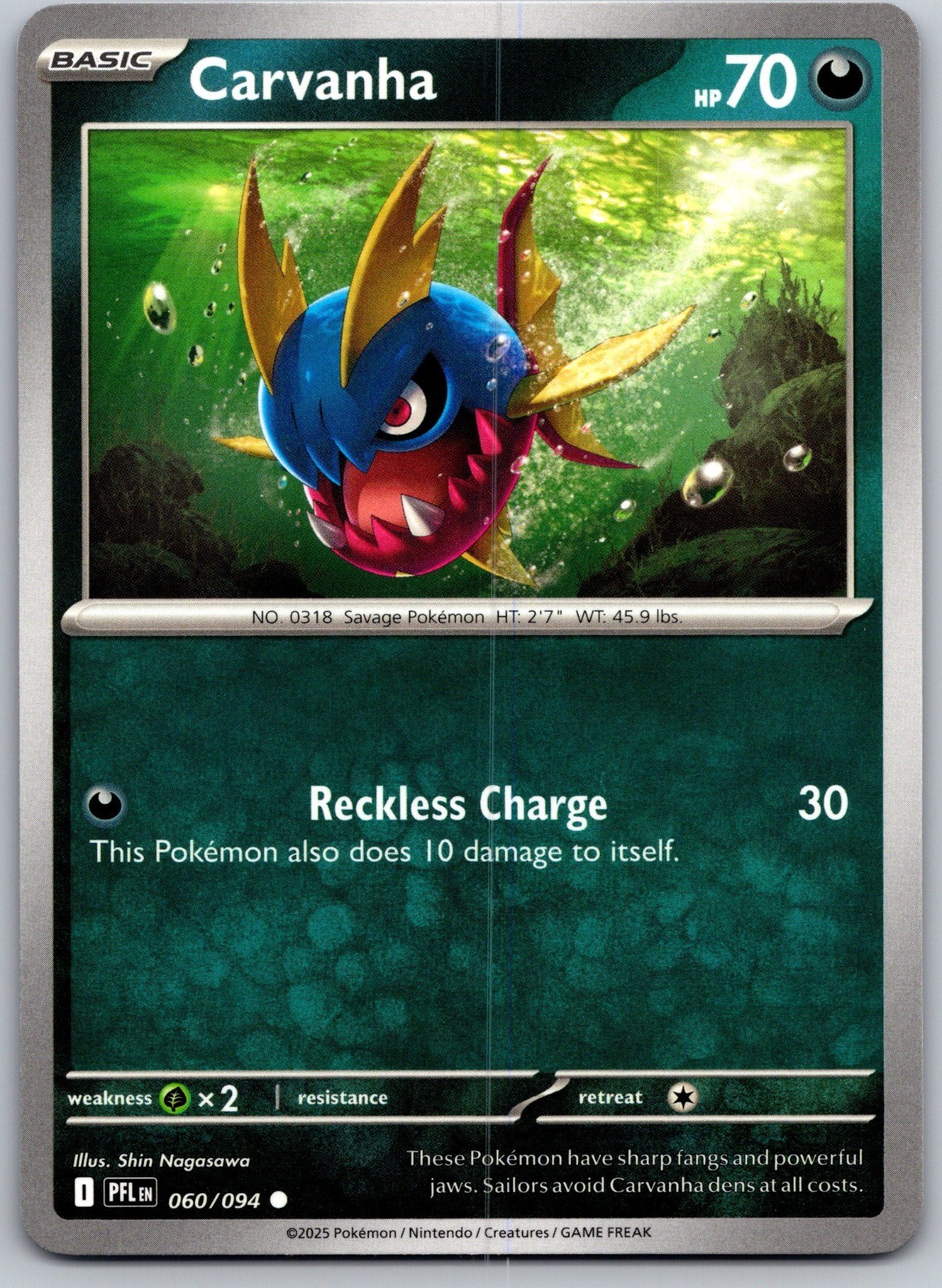 Carvanha Common ME02: Phantasmal Flames 060/094 NM