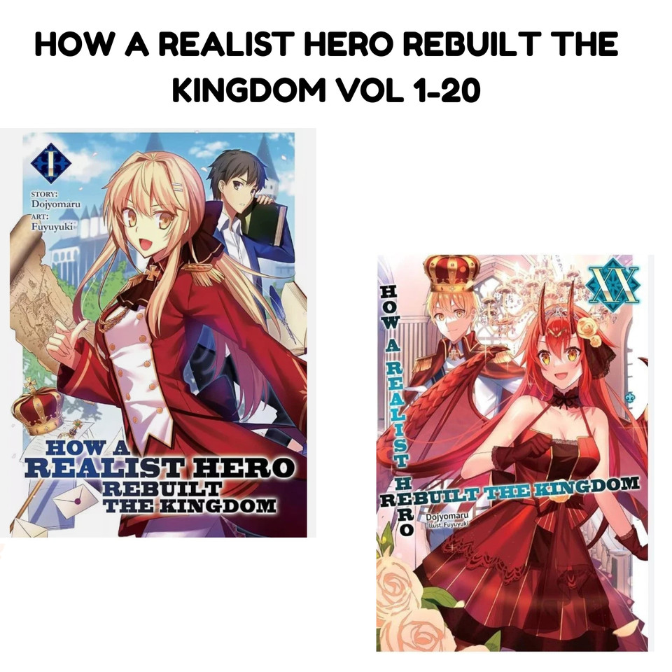 Come un eroe realista ricostruì il regno volume 1-20 (light novel inglese)