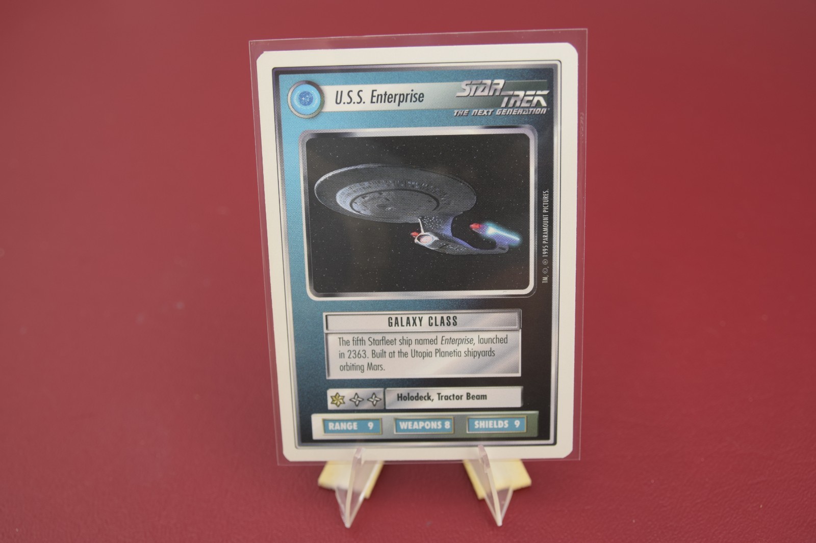 STAR TREK CCG NAVI PREMIER FEDERAZIONE ILLIMITATA U.S.S. IMPRESA 1995 0158