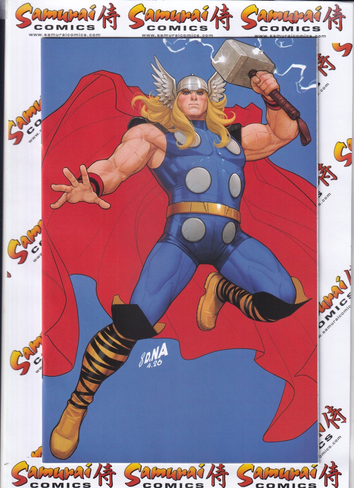 Mortal Thor #12 1:50 Nakayama variante blu vergine scansioni reali!