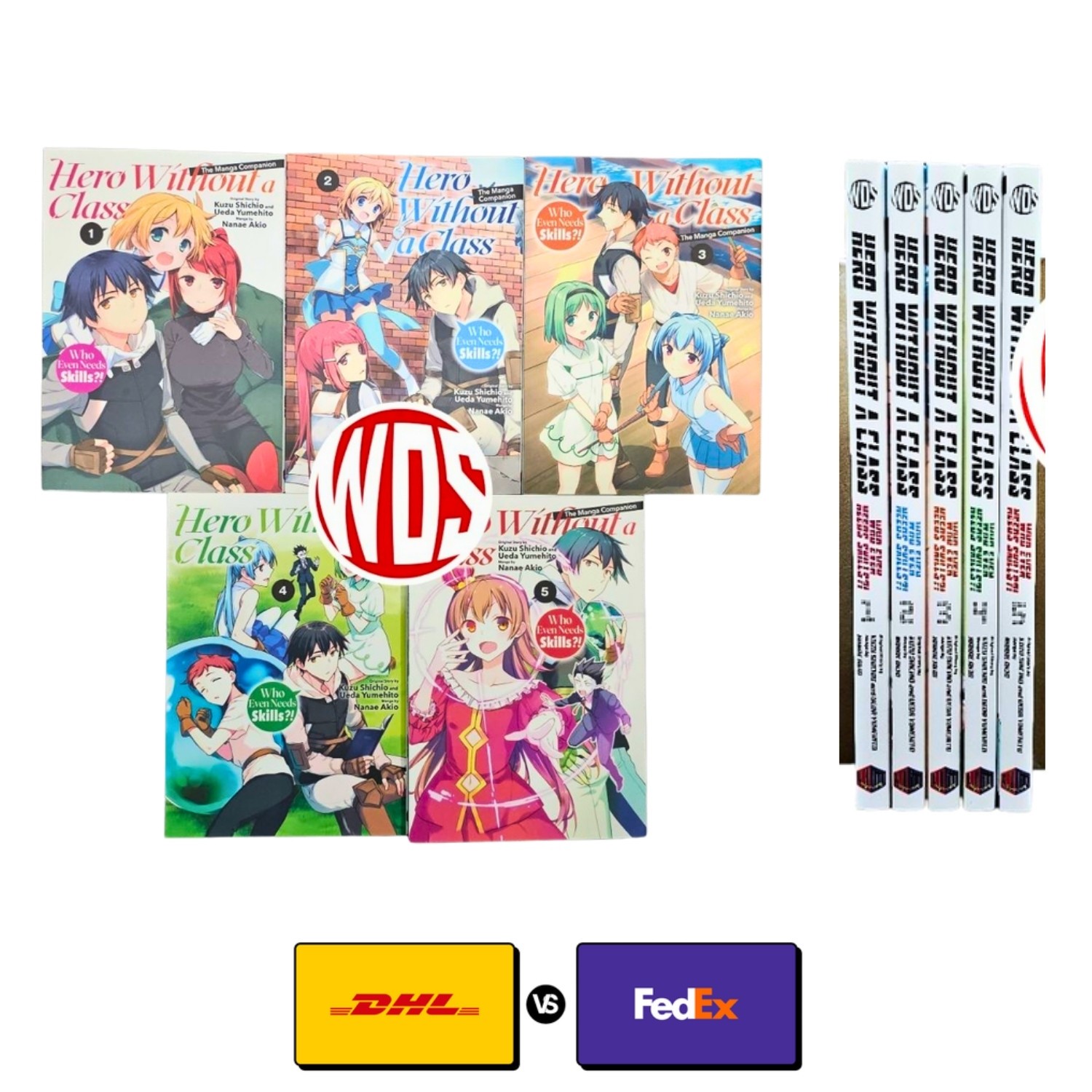 Eroe senza classe che ha nemmeno bisogno di abilità vol. 1-5 manga fumetto inglese