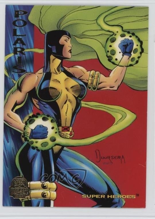 1994 Fleer Marvel Universe Series V Super Heroes Polaris #111 c2s
