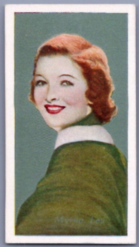 1934 Godfrey Phillips Film Favourites - Myrna Loy #15 - *quasi nuovo*