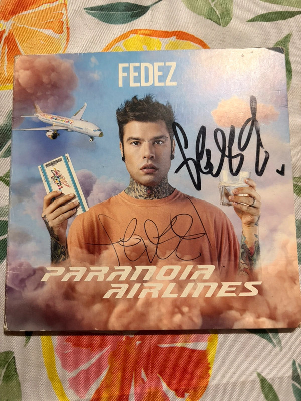 CD Fedez autografato originale – Edizione da collezione