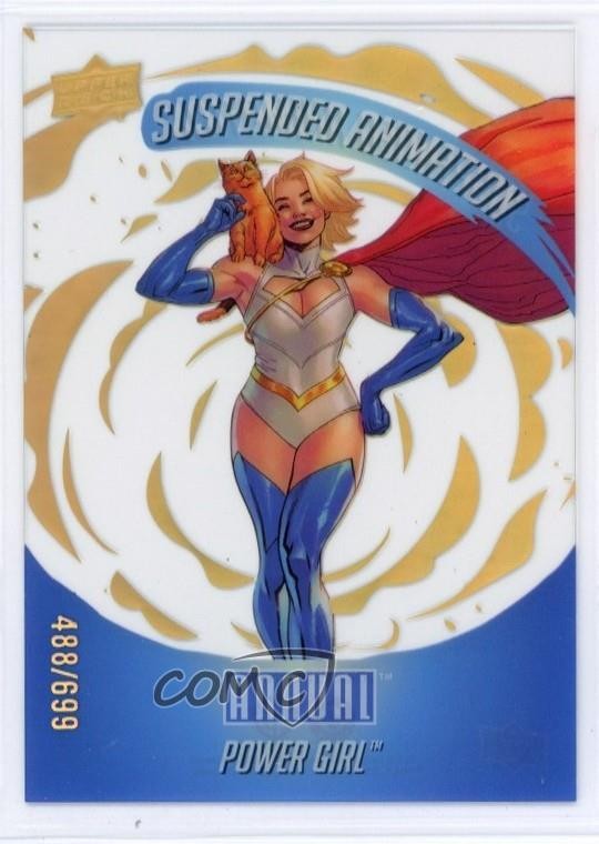 2024-25 Upper Deck DC Animazione Annuale Sospesa Livello 1 488/699 Power Girl jg2