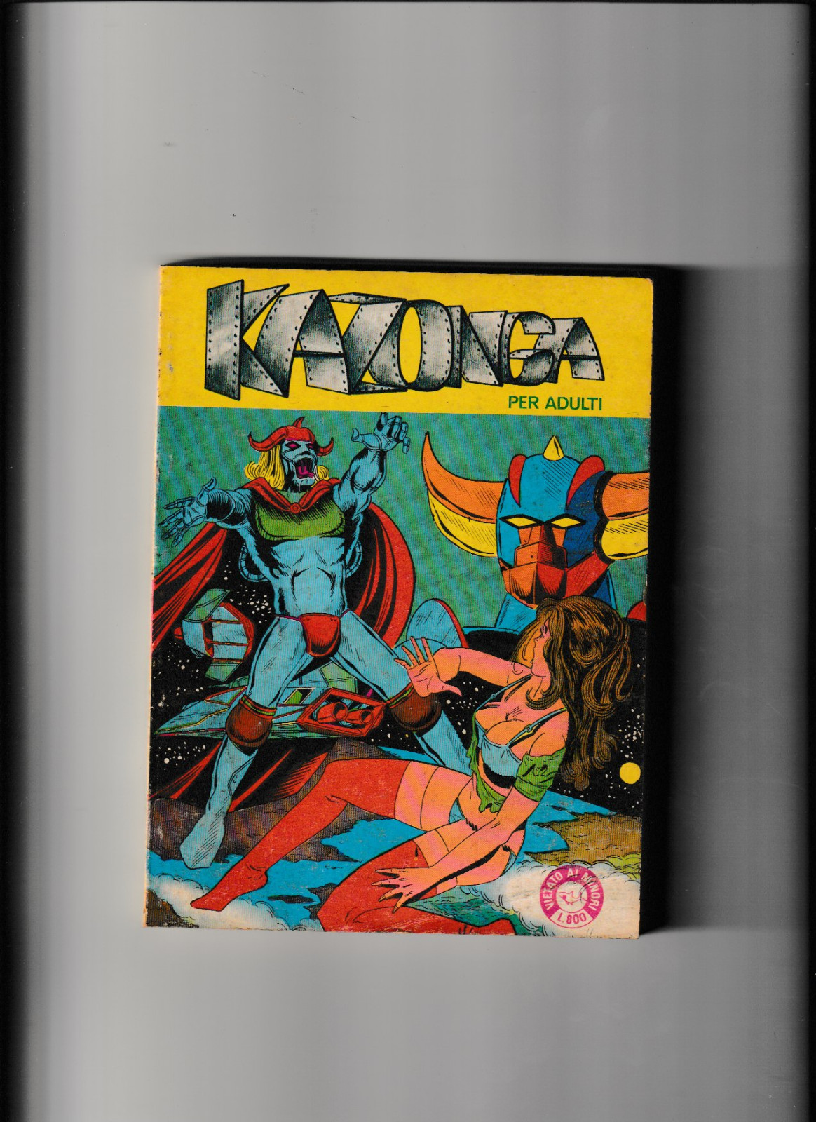 fumetto erotico kazonga supplemento a lando numero 23 edifumetto 1980 raro