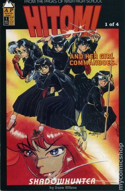 Hitomi and Her Girl Commandoes #1 VF 8.0 1992 Immagine Stock