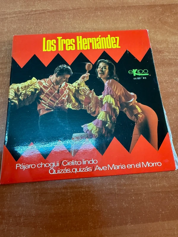 los tres hernández - pájaro chogüí / cielito lindo - vinilo ep