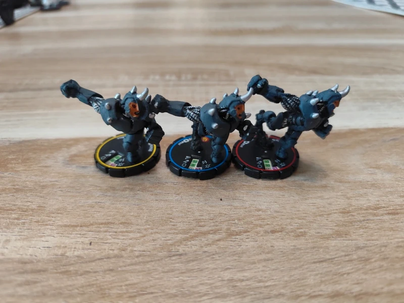 Heroclix Rhino set Critical Mass