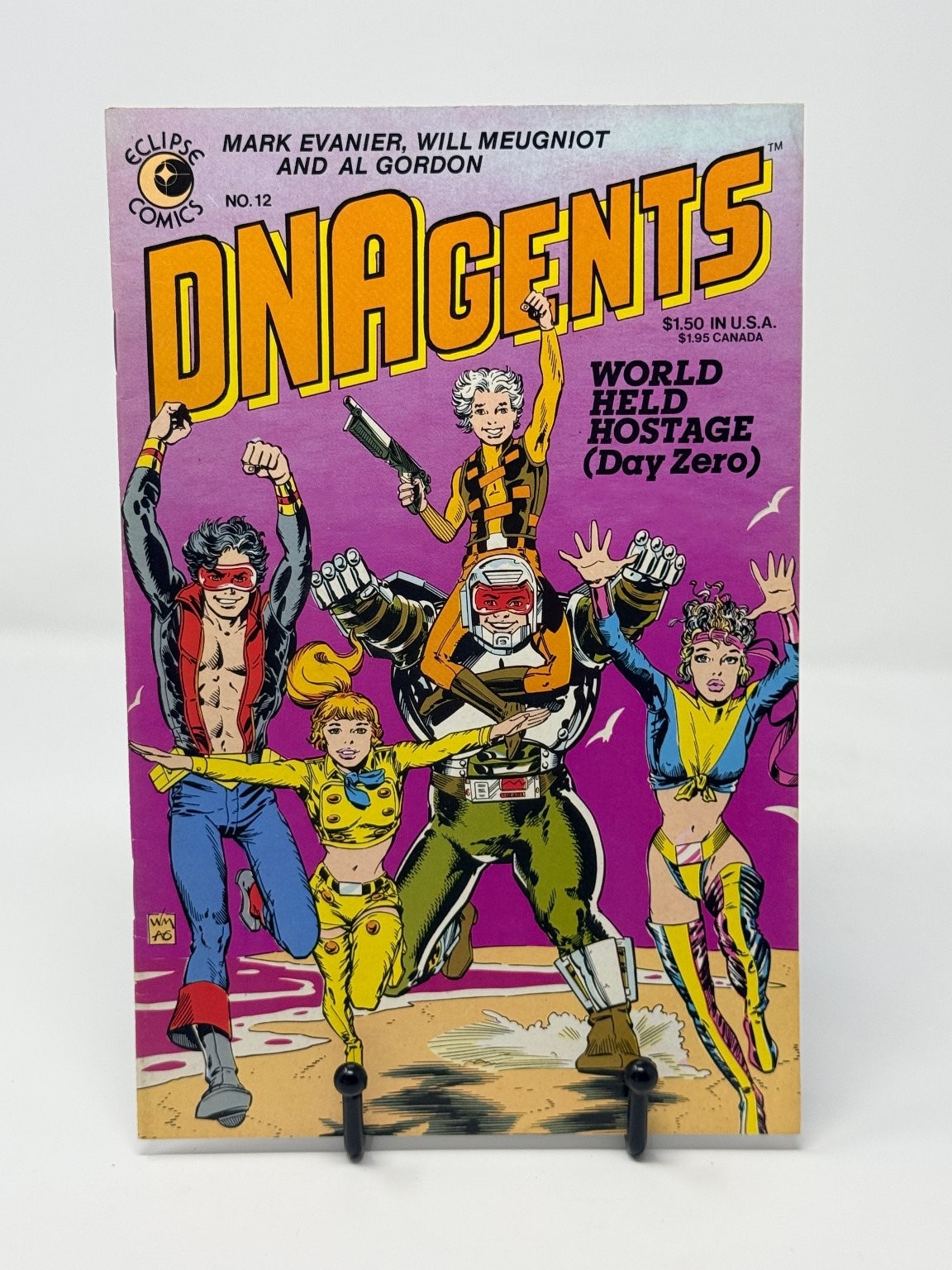 DNAGENTS n. 12 fumetti Mark Evanier Will Meugniot Eclipse 1987
