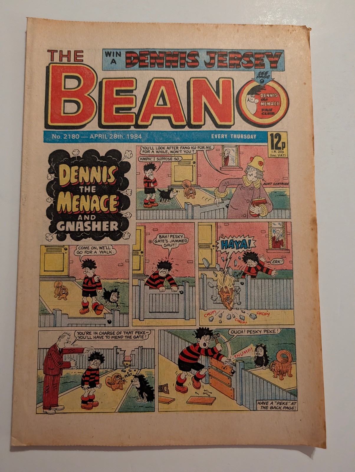 Beano Comic No 2180, April 28th 1984.