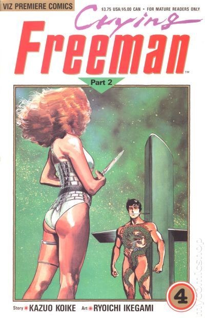 Crying Freeman parte 2 #4 VG 1990 immagine stock basso grado