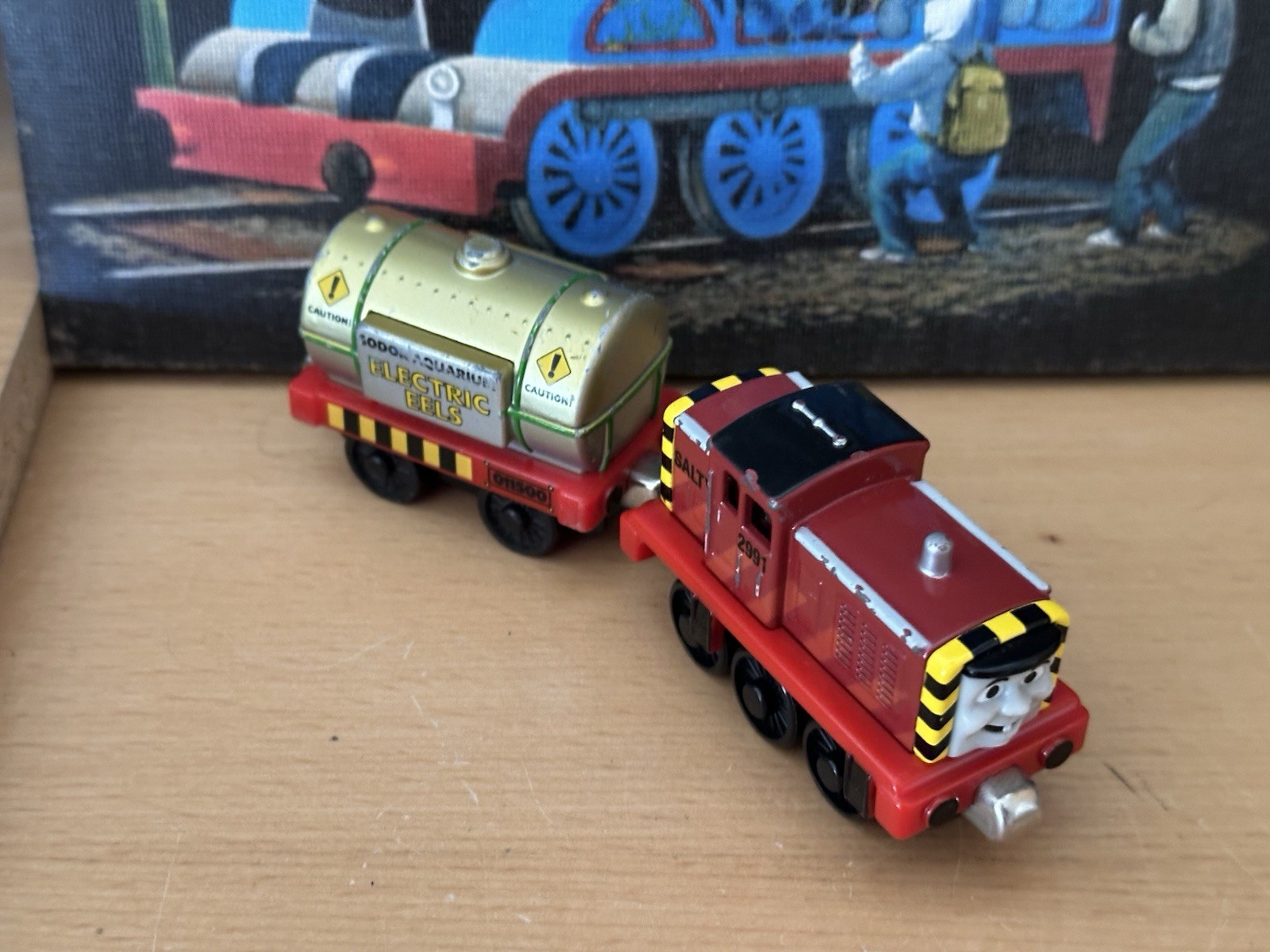 Take Along Diecast Thomas Train Salty & Sodor acquario anguille elettriche tanker!