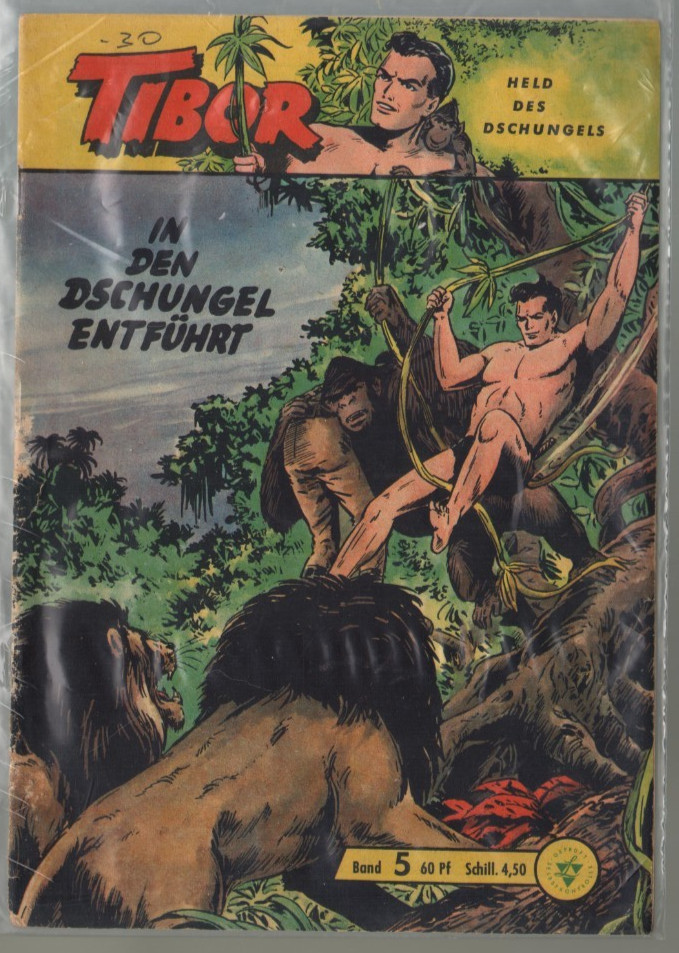 Tibor GB 5 Walter Lehning Verlag, Hannover. Anni 60 Con Francobollo Da Collezione