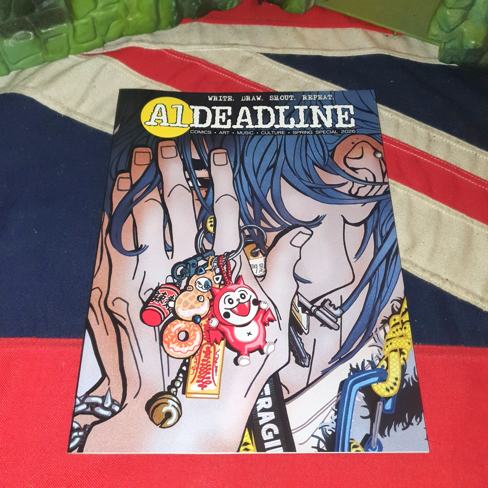 A1 DEADLINE British Comic Book Kickstarter Exclusive Shy Boy Variant Tank Girl
