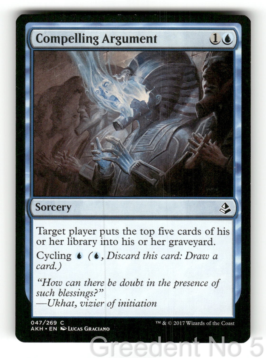 Argomento convincente 47 Magia comune di Amonkhet: The Gathering giocato leggermente
