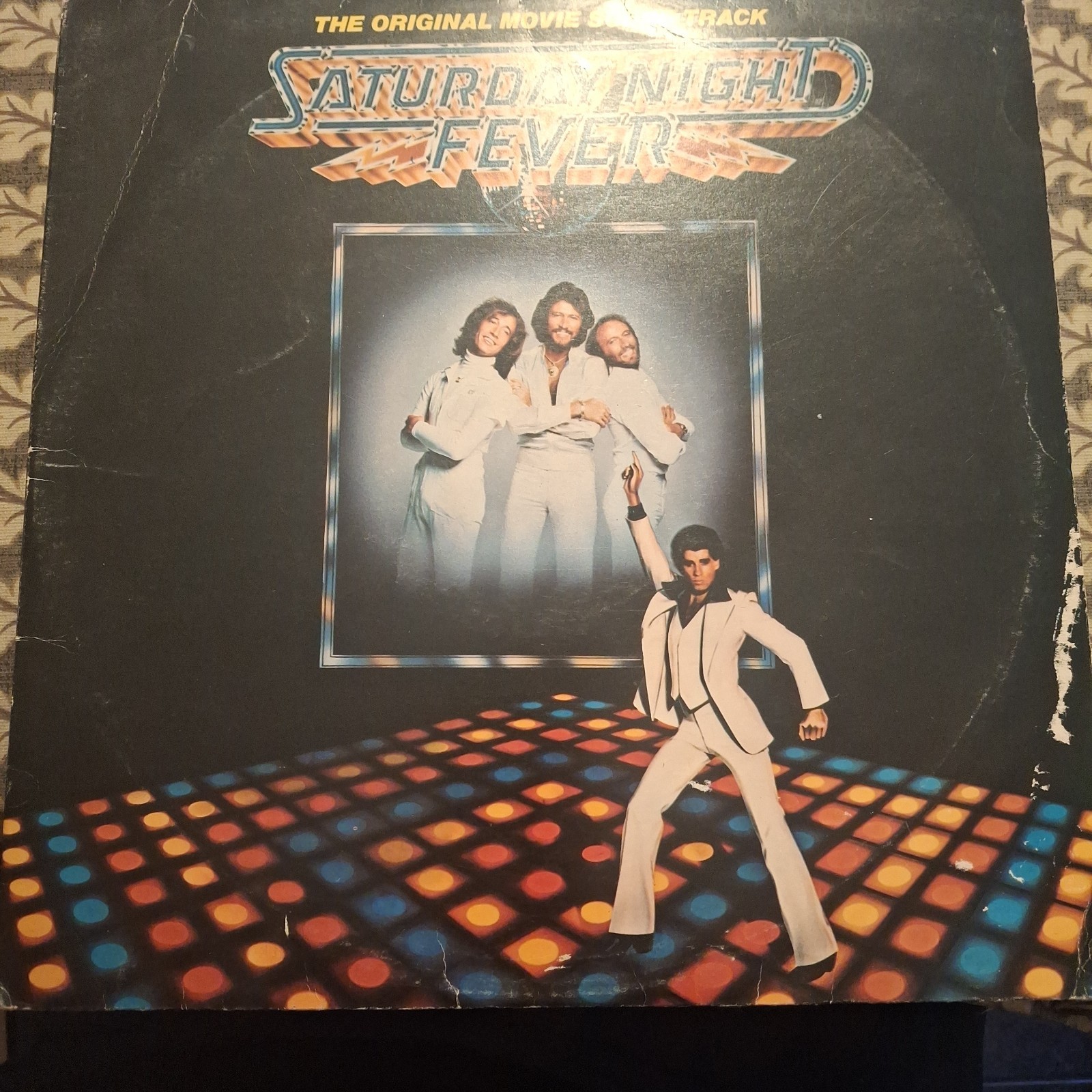 VARIOUS "SATURDAY NIGHT FEVER" DOUBLE VINYL LP 1977