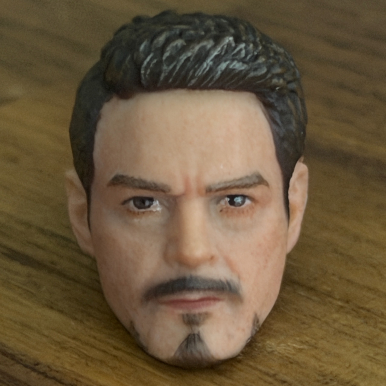 Mafex Iron Man Mark 50 Tony Stark Unmasked Head Custom