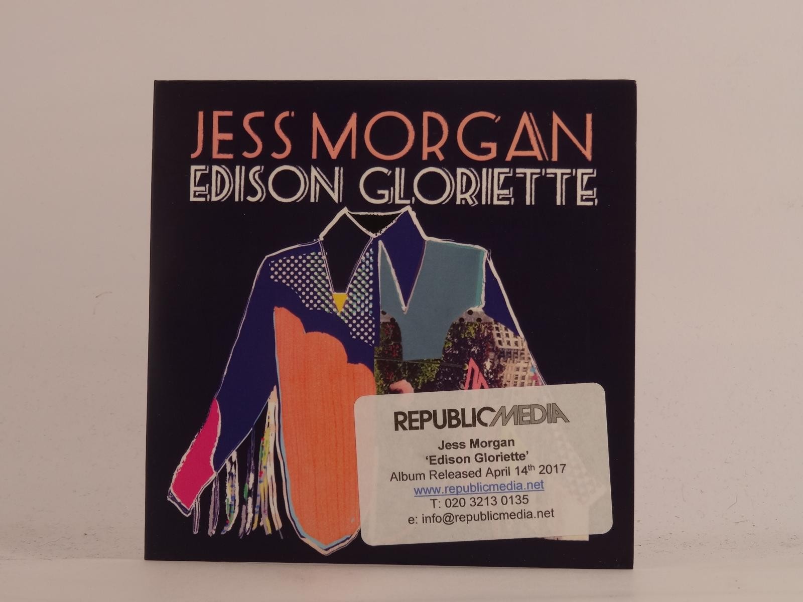 JESS MORGAN EDISON GLORIETTE (499) 11 Track Promo CD Album including Card Sleeve