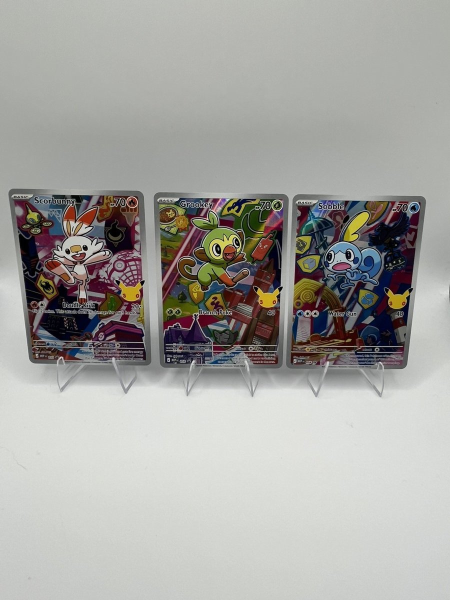 Pokemon TCG Primo Partner Illustrazione Collezione Serie 2 Gen 8 Galar Starters