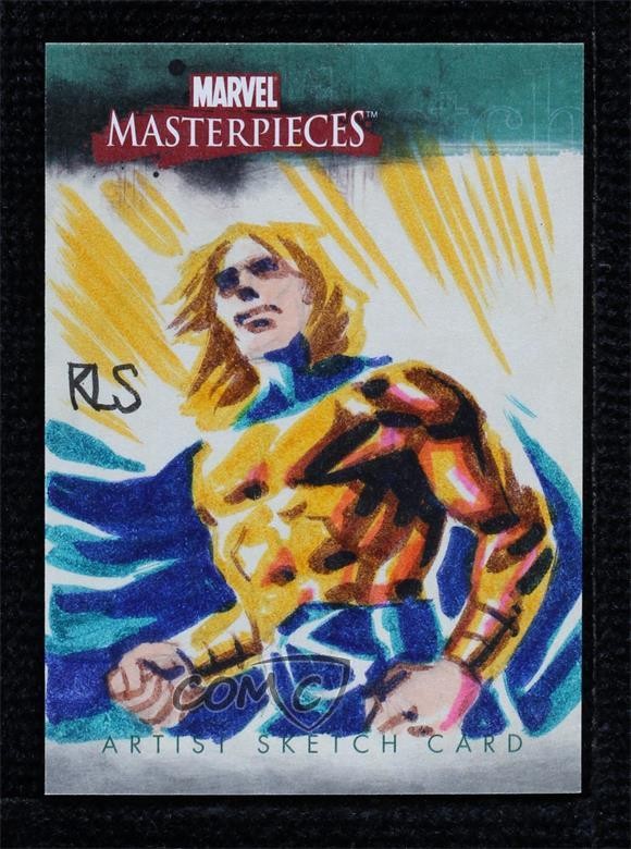 2008 Fleer Marvel Masterpieces Series 3 1/1 Ron Salas Auto Sketch i2u