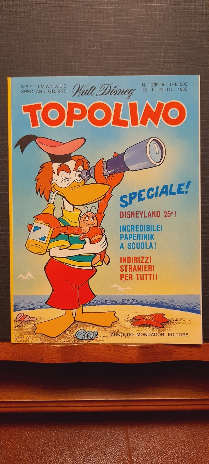 TOPOLINO LIBRETTO 1285 del 13-7-1980 - EDICOLA