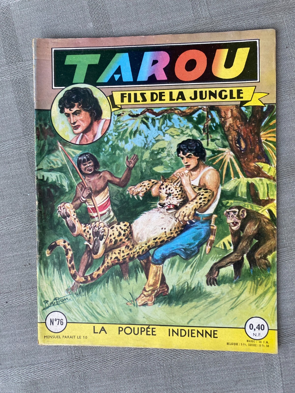 Tarou 1Re Serie N°76 1960 Edizione Artima In Buone Condizioni