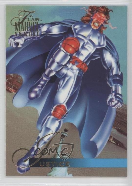 1995 Flair Marvel Giustizia Annuale #145 00ah