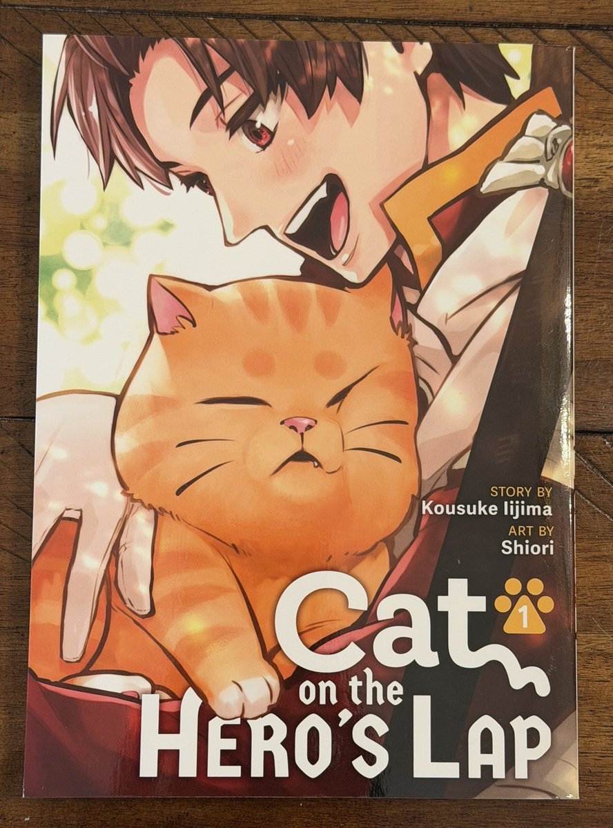 Cat On The Hero's Lap manga tascabile di Kousuke Lijima vol 1 Seven Seas