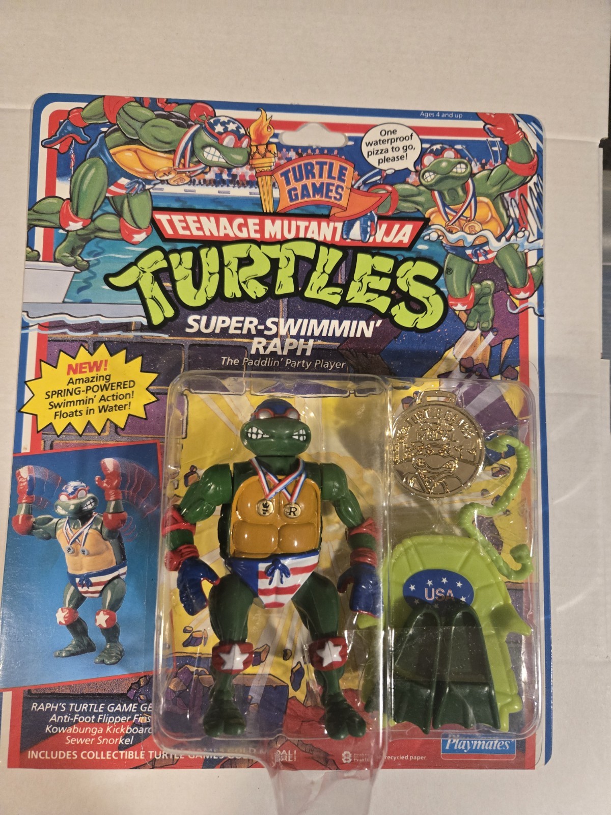 TEENAGE MUTANT NINJA TURTLES TURTLE GAMES SUPER-SWIMMIN' RAPH