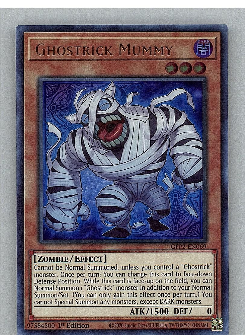 Ghostrick Mummy GFP2-EN069 Yu-Gi-Oh 1° Edizione LP