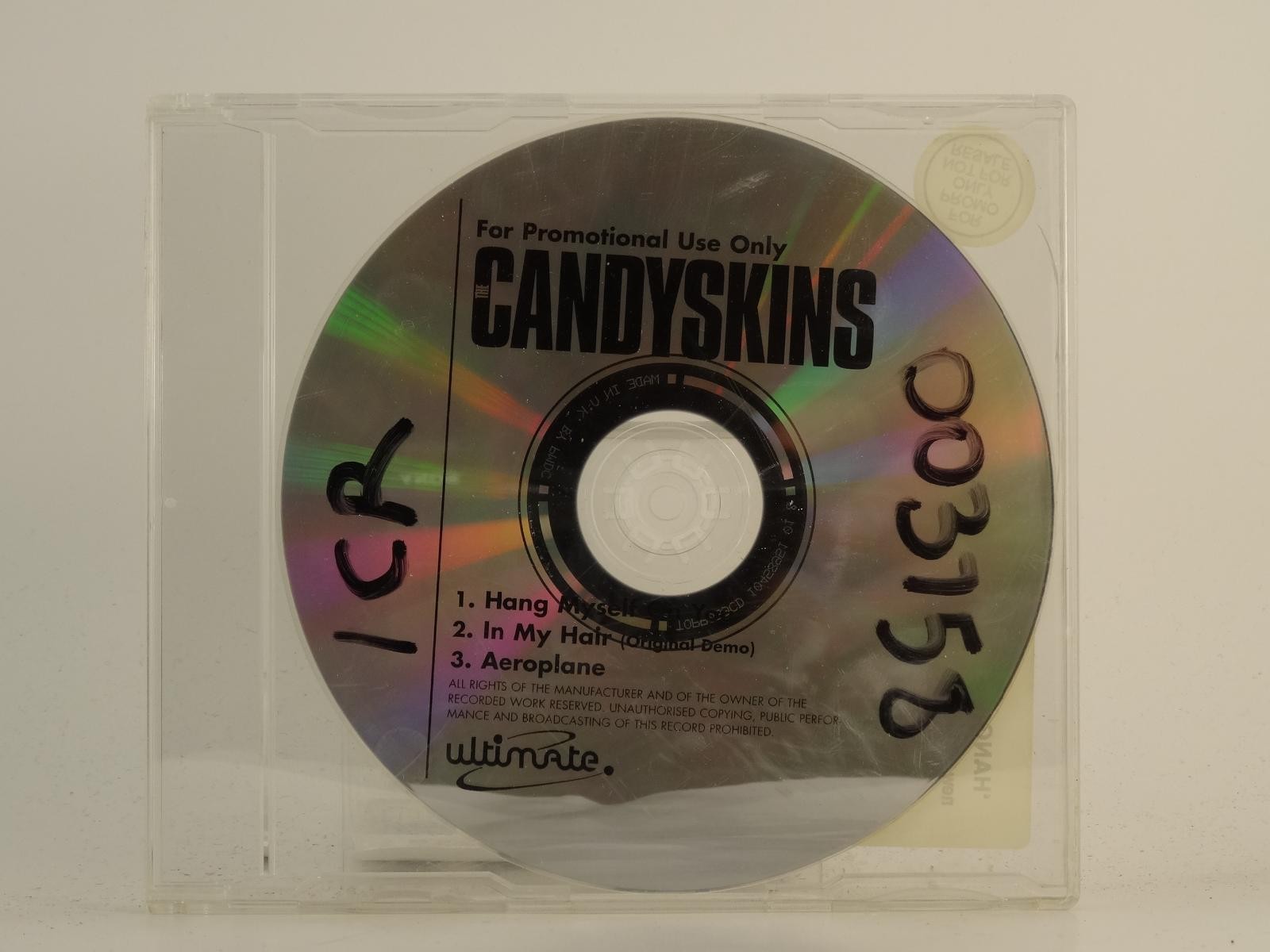 THE CANDYSKINS HANG MYSELF ON YOU (H1) 3 Track Promo CD Single plus Plastic Slee