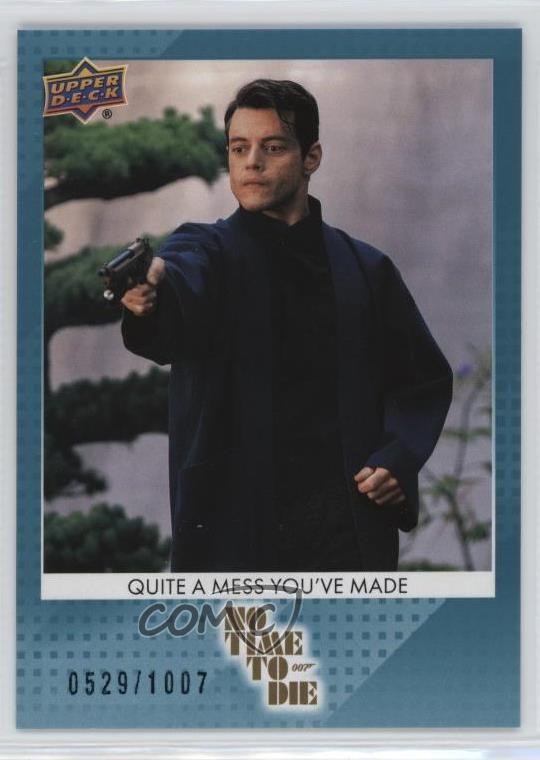 2025 James Bond No Time To Die Teal 007 Safin Quite a Mess You've Made #89 1pu4