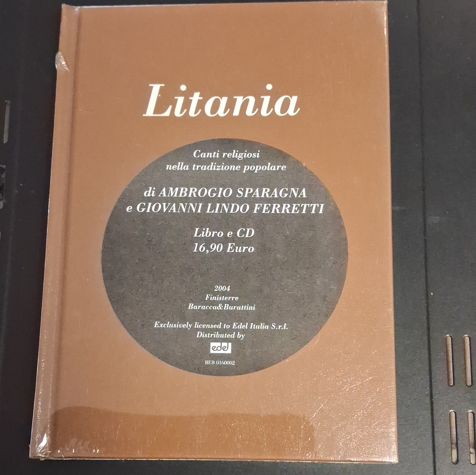 LITANIA Giovanni Lindo Ferretti - Ambrogio Sparagna (Libro e CD) - NUOVO