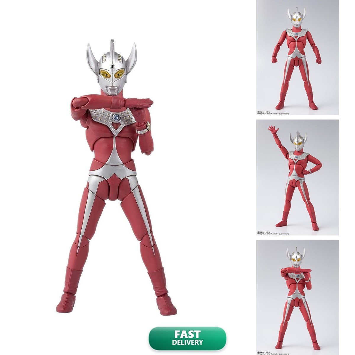 TAMASHII NATIONS Ultraman Ginga - Ultraman Taro (Reissue) S.H.Figuarts Action