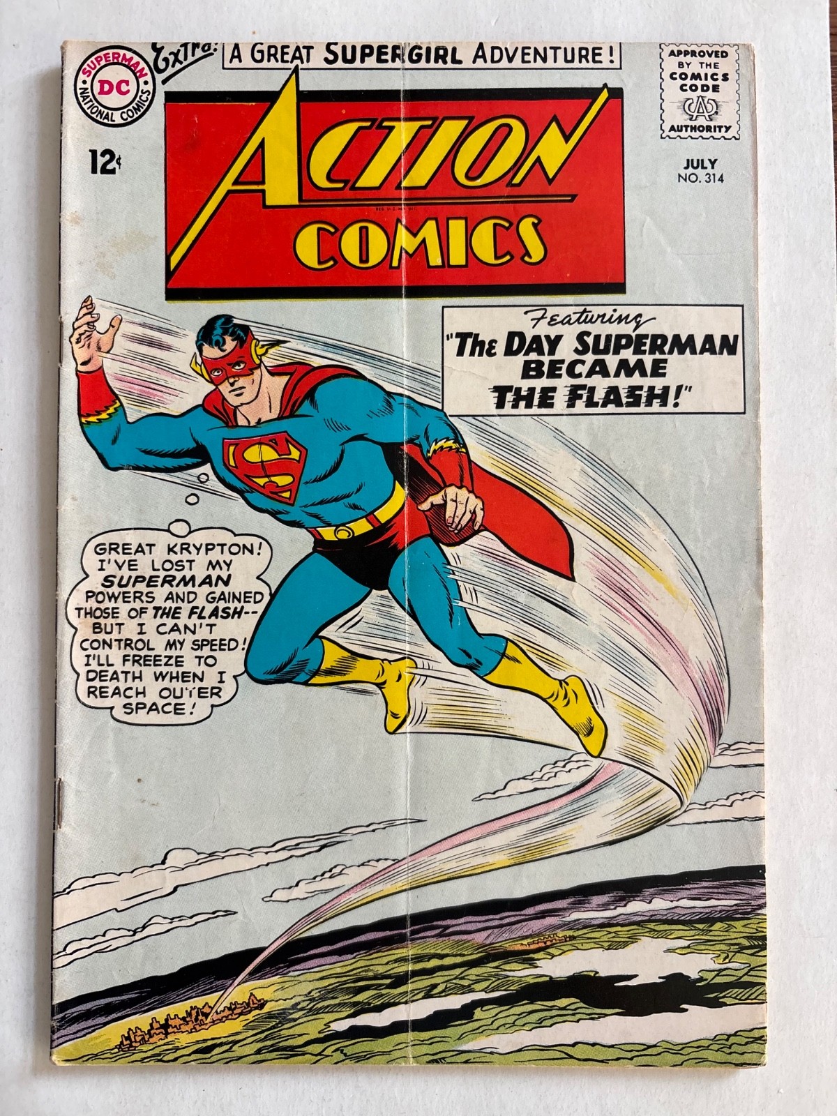 Action Comics #314 (DC - 1964) - racconta l'origine Supergirl - VG-